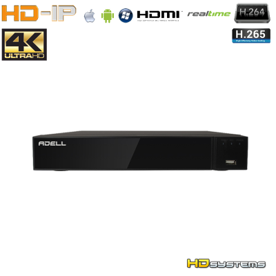 NVR ADELL HD-3600IP4K  36 kanálů