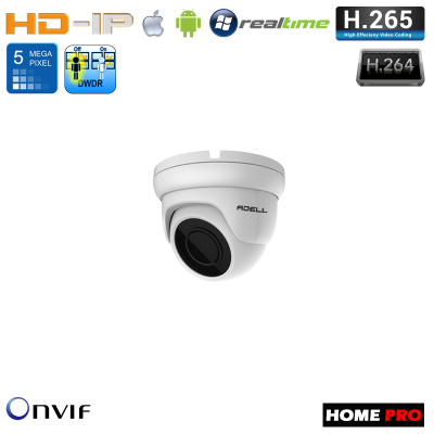 IP bezpečnostní kamera ADELL HD-IPV25H5E