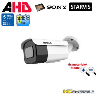 Bezpečnostní kamera ADELL HD-65HS5X