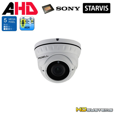 Bezpečnostní DOME kamera ADELL HD-V48HS8  varifokal
