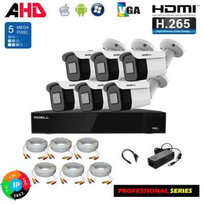 Kamerový set ADELL HD-800PXE8EM639HS5 (5Mpx)