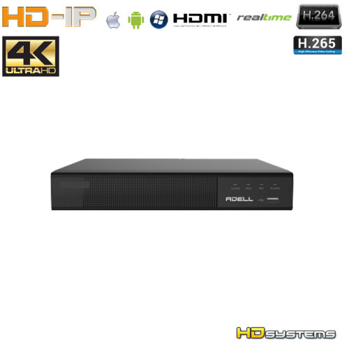 NVR ADELL HD-910IPXE  9 kanálů