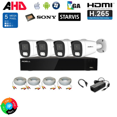 Kamerový set ADELL HD-400PX8EB435HS5  (5Mpx)
